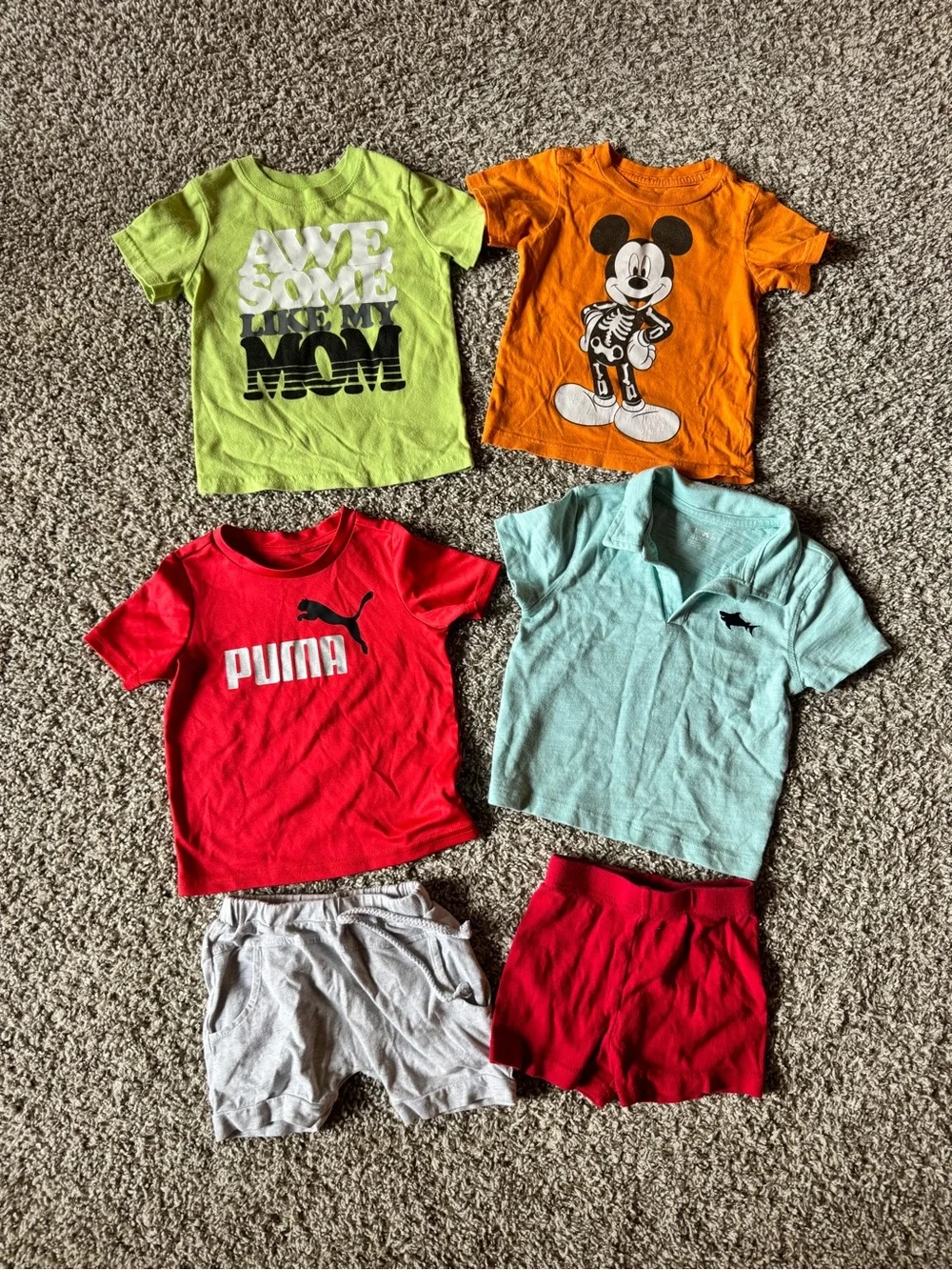 6-Piece Toddler Boy Clothing Lot Size 18M